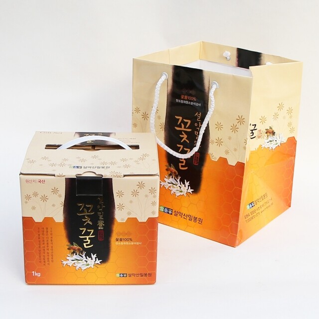 농업회사법인 설악산허니팜(주),(강원)_[설악산허니팜 꽃꿀100%] 밤꿀단지1.0kg