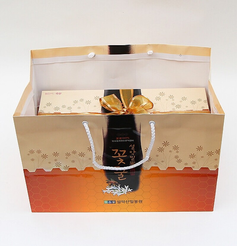 농업회사법인 설악산허니팜(주),[꽃꿀100%] 꿀단지선물세트(1kgx2) 아카시아꿀 야생화꿀 밤꿀
